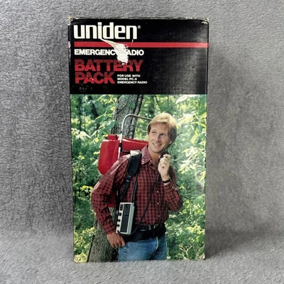 PAQUETE DE BATERÍAS UNIDEN VINTAGE PARA RADIO DE EMERGENCIA DE 40 CANALES MODELO PC-9 CAJA Foto 1 de 4