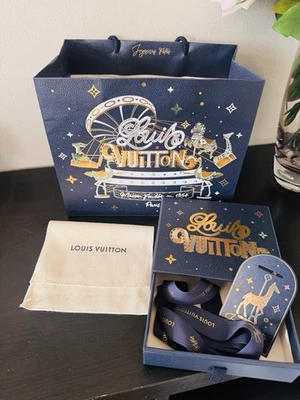 Louis Vuitton 2024 Christmas Limited Edition Paper Bag + Box + Full Set For Gift - Image 1 of 4