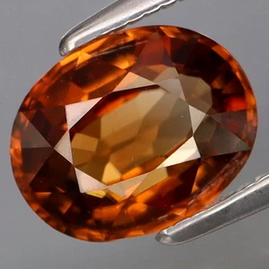 2.29Ct.Very Good Color&Full Sparkling! Natural Imperial Zircon Tanzania - Picture 1 of 4