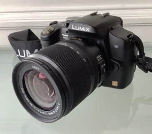 LUMIX Panasonic DMC L10 DSLR Camera Leica D Vario Elmar 14-50mm 1:3.8-5.6 Lens - Picture 1 of 24