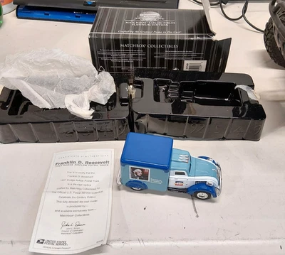 Matchbox 37 1937 Dodge Airflow Postal Truck Franklin D Roosevelt USPS 92549 1:43 - Image 1 of 3