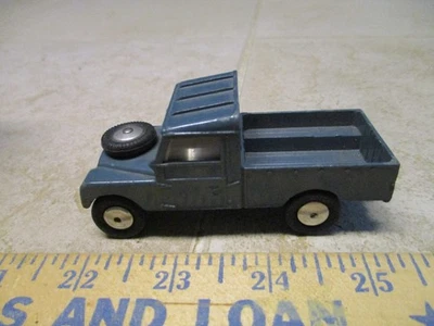 Литая модель синего винтажного игрушечного автомобиля пикап Corgi Land Rover 109 WB - Изображение 1 из 4