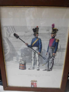 Stampa Marina Militare Battaglione Real Navi 1824 -Raro - Imagen 1 de 1
