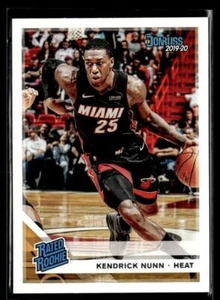 2019-20 DONRUSS RATED ROOKIES SIGNATURES KENDRICK NUNN RC MIAMI HEAT #199 - Picture 1 of 2
