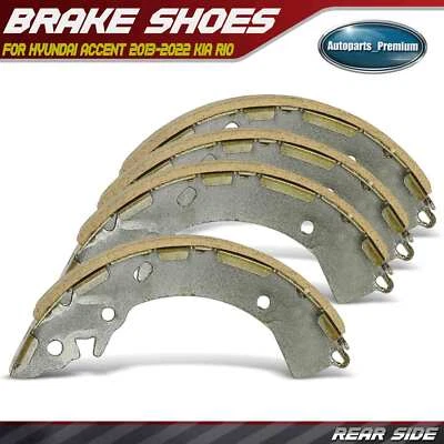 Par de zapatas de freno traseras de cerámica izquierda y derecha para Hyundai Accent 2012-2017 Elantra Venue Foto 1 de 4