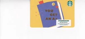 Starbucks Card "Teacher Appreciation 2020 You Get An A+ " PIN COVER INTACT - Picture 1 of 1