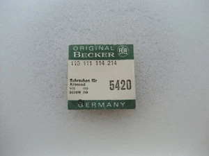 Kronradschraube HB Becker, 110, 111, 114, 214, screw for crown wheel, part 5420 - Picture 1 of 2