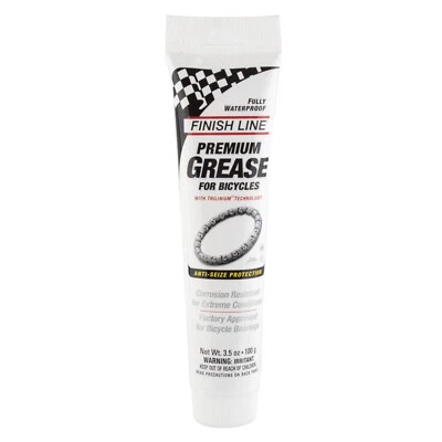 FINISH LINE PREMIUM BIKE GREASE BICYCLE W/TRILINIUM 3.5oz (100g) TUBE ROAD/MTB