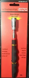 New 8 Lb Lift Lighted Magnetic Pick Up Hand Tool Sweeper Retractable Brand: Magn - Bild 1 von 5