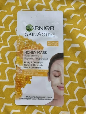 Garnier Skin Active Honey & Ceramide Repairing Face Mask 8ml - Image 1 of 3