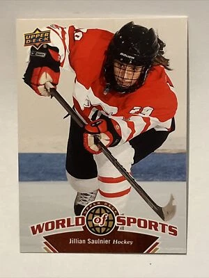 2010 Upper Deck World of Sports Multi-Sport Card #161 Jillian Saulnier - Image 1 of 2