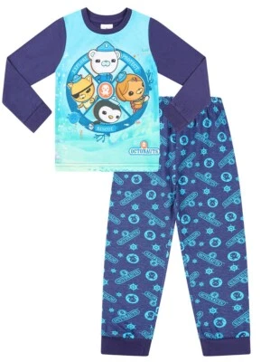 Boys Octonauts Long Pyjamas 3 to 6 Years Explore Rescue Protect Octonaut Pj
