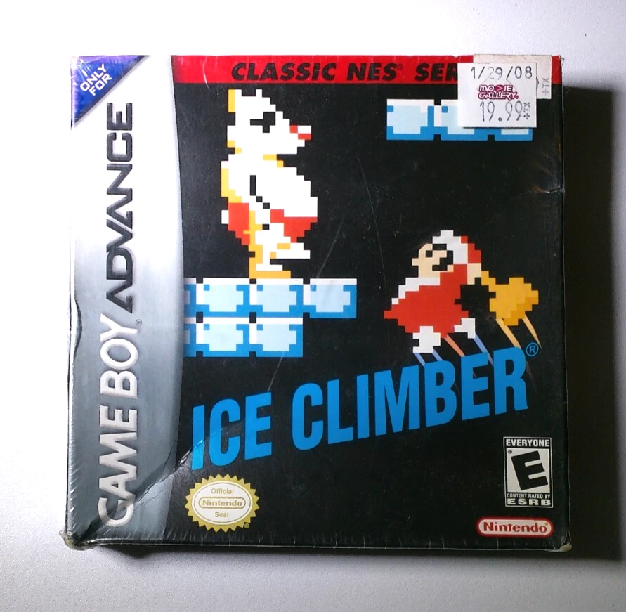 Ice Climber Classic (Nintendo Gameboy Advance, GBA) NEW SEALED - Box pushed in - Image 1 of 2