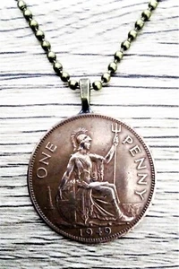 Coin  based Pendant-Great Britain/U.K - Various coins & base styles -Your choice - Picture 1 of 172