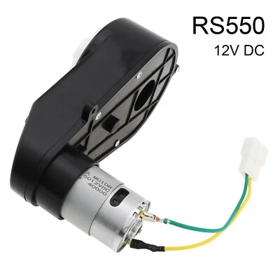 12V RS550 Electric Car Motor Gear Box Gearbox Replacement For Kids Ride On Toys - Image 1 of 4