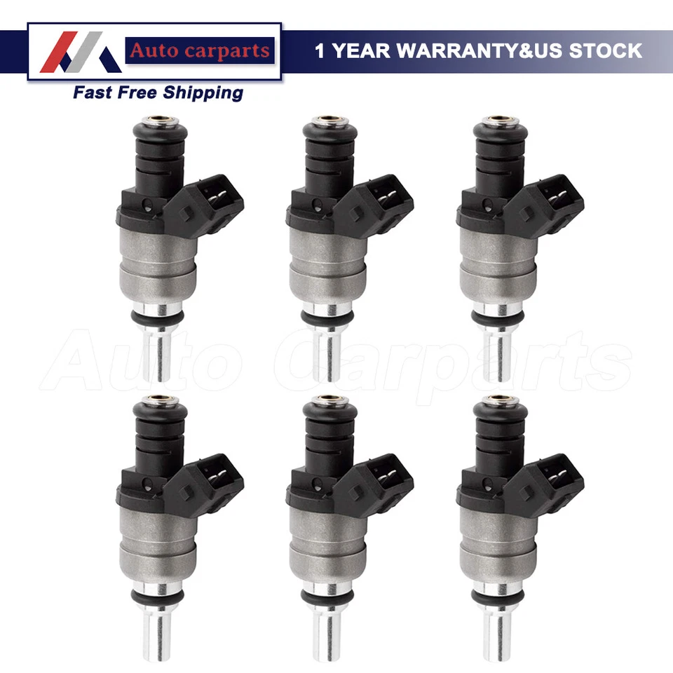 6X Inyectores de combustible para BMW X3 Z3 Z4 528i 323i 328Ci 323Ci 525i 325xi 320i 1427240 Foto 1 de 4