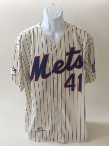 Tom Seaver # 41 1969 New York Mets MLB Jerse Size Extra Large Cover