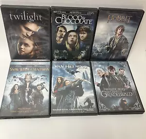 6 DVD Movies Vampire Werewolf Wizards Drama Twilight, The Hobbit, & More -Tested - Picture 1 of 21