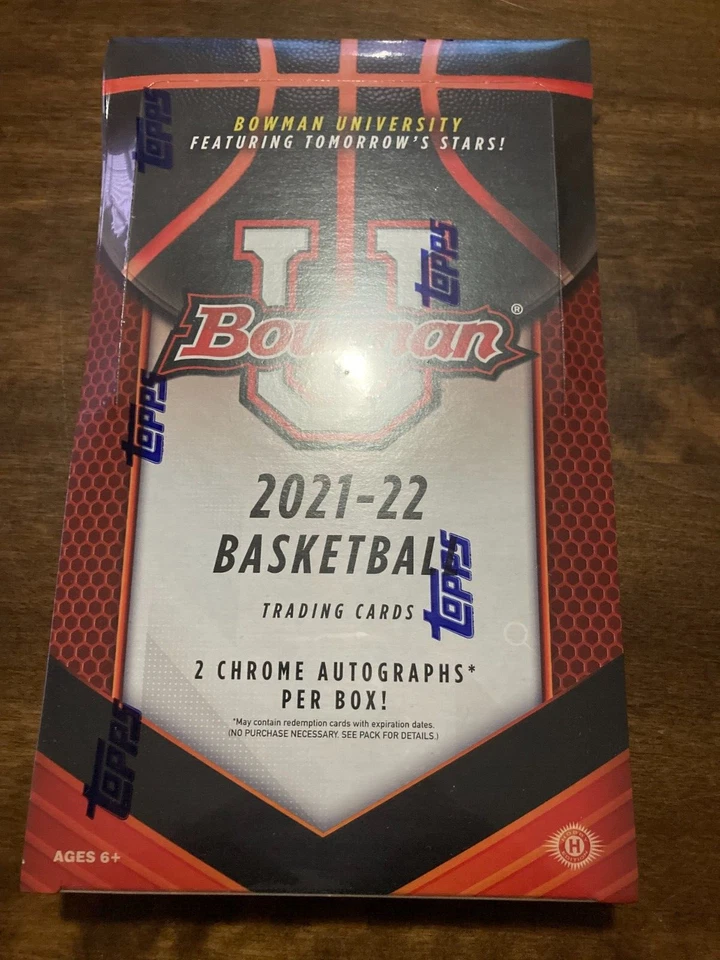 2021-22 Bowman University Basketball Unopened Sealed Hobby Box - Image 1 of 1