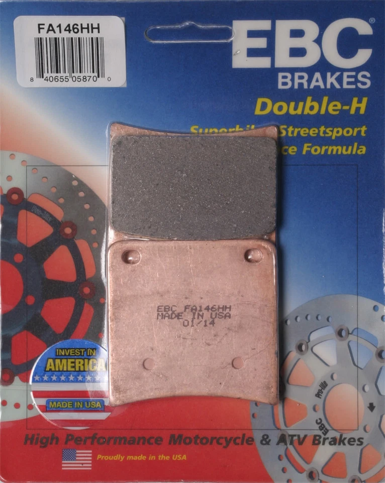 EBC HH Double-H Front or Rear Brake Pads for Suzuki GSX600F Katana 88-97 - Image 1 of 1