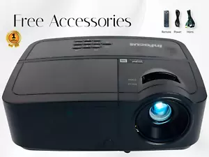 InFocus IN2124a DLP Projector 3500 ANSI Cinema 1080p HDMI + 1 Year Warranty - Picture 1 of 11
