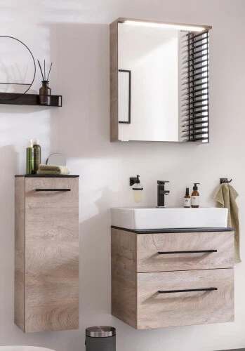 Fackelmann OXFORD 60cm Waschtischunterschrank - Braun (83317)