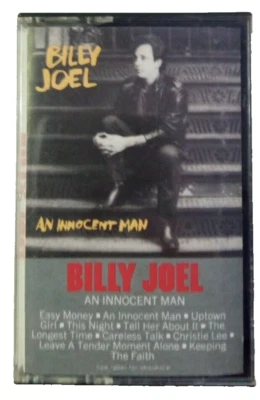 Billy Joel An Innocent Man, Cassette Tape 1983 Uptown Girl and Keeping the Faith - Image 1 of 4