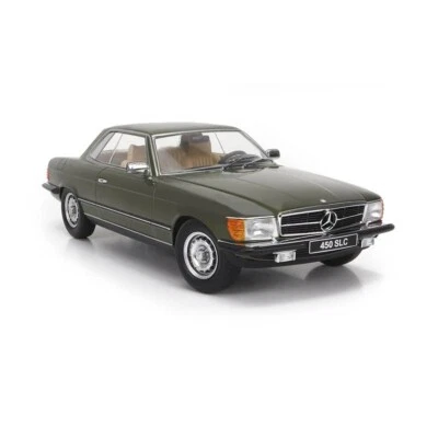 1980 MERCEDES BENZ SL-CLASS 450SLC COUPE (C107) GREEN MET 1:18 SCALE BY KK-SCALE - Image 1 of 3
