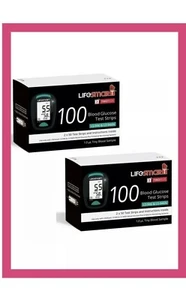 2 x LifeSmart 2TwoPlus Blood Glucose Test Strips 100 ( Express post) exp 6/25 - Picture 1 of 1