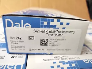 Dale 242 PediPrints Trach Tube Holder - Fits up to 23cm / 9" Neck - BOX of 10 - Picture 1 of 5