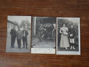 3x AK Ansichtskarten Postkarten Personengruppen u.a. Gefangene 1915 - Bild 1 von 2