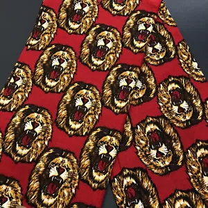 African print fabric, Ankara fabric, Printed Red Igbo Isiagu cotton fabric - Picture 1 of 2