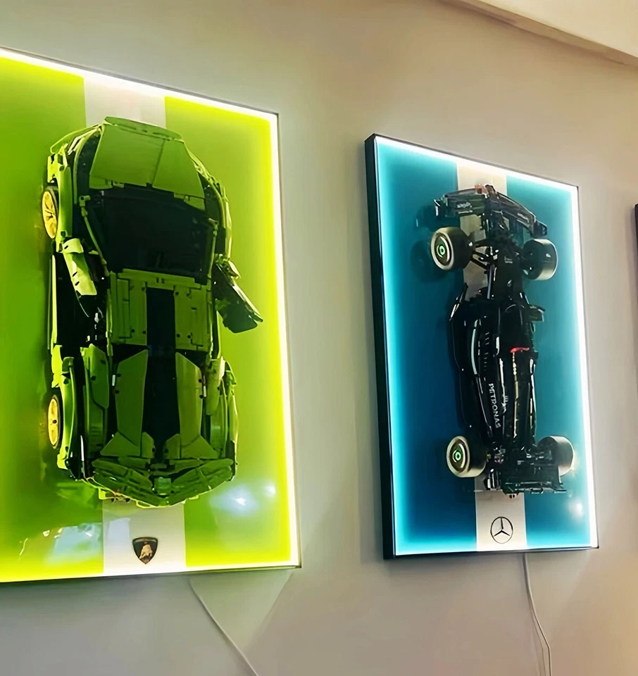 31.5" LED Metal Display wall mount for LEGO 42115 Lamborghini Sián FKP 37 (B) - Image 1 of 4