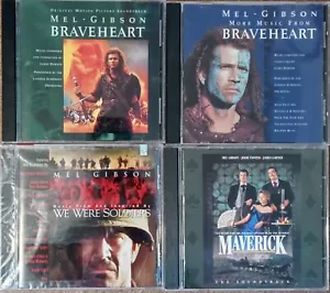 MEL GIBSON CD Film Soundtrack Lot Hamlet We Were Soldiers Braveheart Maverick - Bild 1 von 7
