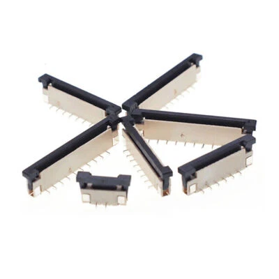 FFC FPC Socket 0.5mm 1.0mm Vertical Type Ribbon Connector 4-40Pin For Flat Cable - Image 1 of 4