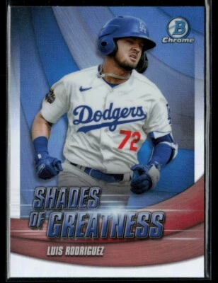 2022 Bowman Chrome Shades of Greatness #SG-28 Luis Rodriguez - Image 1 of 2
