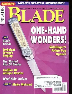 Blade Magazine September 1996 Prime Peg Opener EX w/ML 012417jhe - Picture 1 of 1
