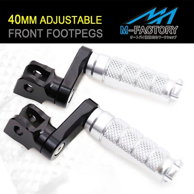 Rider Foot Pegs 40mm Adjustable R-FIGHT For Suzuki GSX1250FA 10-17 Foto 1 de 4