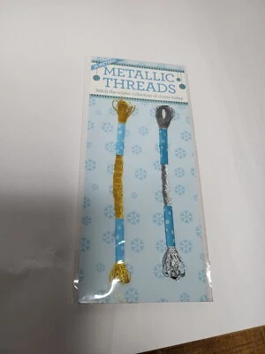 The World of Cross Stitching  Metallic Threads Gold Silver Winter Collection - Image 1 of 2