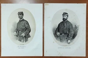 RISORGIMENTO SPEDIZIONE DEI MILLE-N.2 LITOGRAFIE cm.27x34-TERZAGHI MILANO-C17-5 - Picture 1 of 1