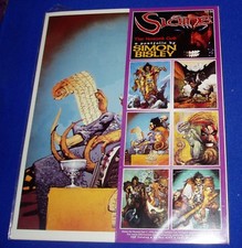 Simon Bisley Portfolio "Slaine The Horned God" Six prints. New , factory sealed.