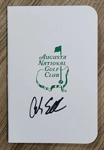 Adam Schenk signierte Masters Scorekarte Augusta National Golf Club PGA RAD - Bild 1 von 3