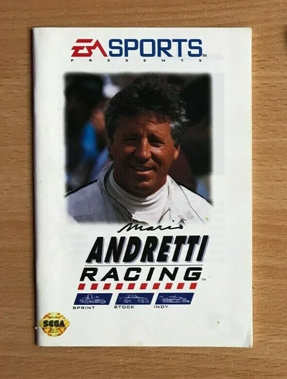 MARIO ANDRETTI RACING - Sega Instruction Manual - Image 1 of 1