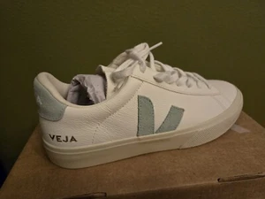 Size 6 - VEJA Campo Chromefree Low White Matcha - Picture 1 of 5