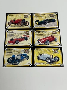 Valvoline Traks Racing Card Lot of 6 – Vintage Indy & GP Cars - Picture 1 of 2