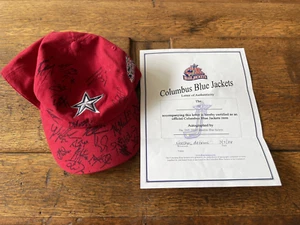 De colección Columbus Blue Jackets 2005 2006 Firmado Autografiado Sombrero Gorra Hombres NHL Certificado de Autenticidad - Imagen 1 de 4