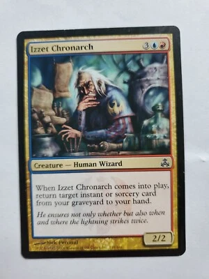 MTG Magic The Gathering Card Izzet Chronarch Creature Human Wizard Blue Red  - Image 1 of 2