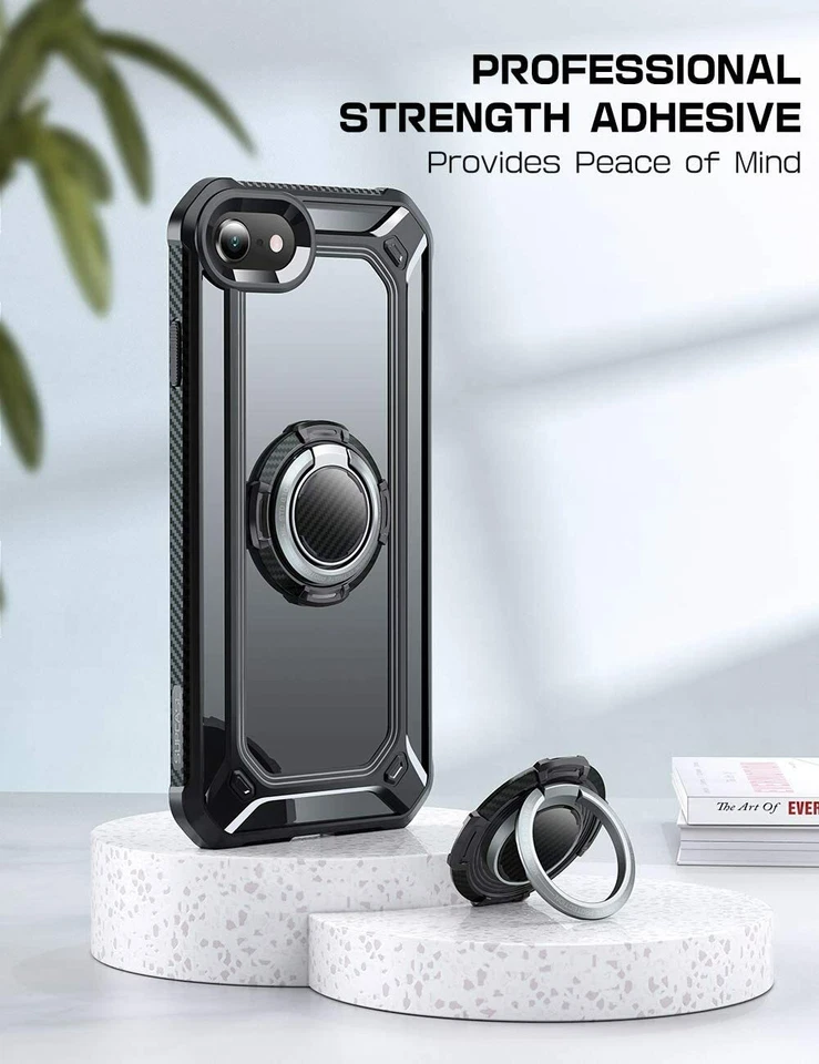 SUPCASE Phone Ring Holder 360° Rotation 180° Flip Universal Car Magnetic Mount - Image 1 of 4