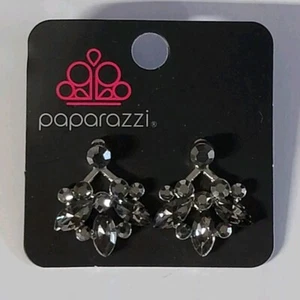 Paparazzi Crystal Constellations Silver Post Earrings - Picture 1 of 4