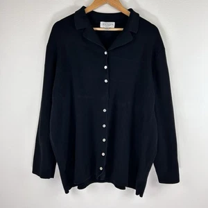 Vtg Casual Corner Annex Women’s Classic Oversized Knit Shirt Size 3X - Picture 1 of 10